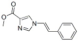 1-[(E)-2-phenylethenyl ]-1h-imidazole-4-carboxylic acid methyl ester Structure,56382-64-0Structure