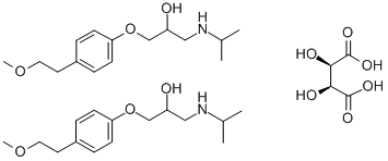 Metoprolol tartrate Structure,56392-17-7Structure