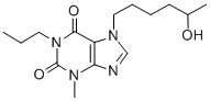 1-Propyl-3-methyl-7-(5-hydroxyhexyl)xanthine Structure,56395-66-5Structure