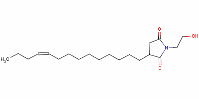 1-(2-Hydroxyethyl)-3-(tetradecenyl)pyrrolidine-2,5-dione Structure,56418-17-8Structure