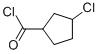 Cyclopentanecarbonyl chloride,3-chloro-(9ci) Structure,56447-14-4Structure