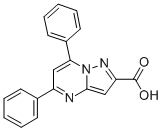 5,7-Diphenylpyrazolo[1,5-a]pyrimidine-2-carboxylic acid Structure,5646-98-0Structure