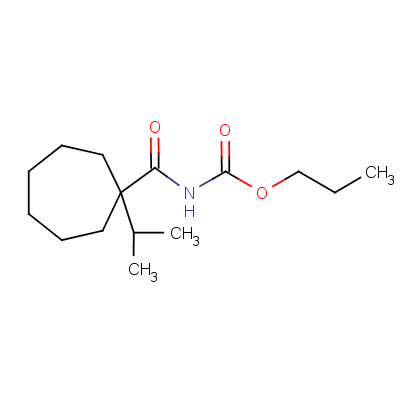 Ethyl n-[[1-(isopropyl)cycloheptyl ]carbonyl ]glycinate Structure,56471-39-7Structure