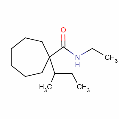 1-Sec-butyl-n-ethylcycloheptanecarboxamide Structure,56471-40-0Structure