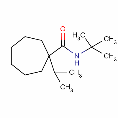 N-tert-butyl-2-isopropylcycloheptanecarboxamide Structure,56471-44-4Structure