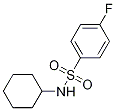 N-cyclohexyl-4-fluorobenzenesulfonamide Structure,565-40-2Structure