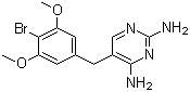 Brodimoprim Structure,56518-41-3Structure