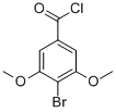 4-Bromo-3,5-dimethoxybenzoyl chloride Structure,56518-43-5Structure