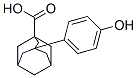 3-(4-Hydroxyphenyl)adamantane-1-carboxylic acid Structure,56531-55-6Structure