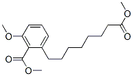 3-Methoxy-2-methoxycarbonylbenzeneoctanoic acid methyl ester Structure,56554-81-5Structure