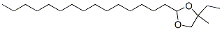 4-Ethyl-4-methyl-2-pentadecyl-1,3-dioxolane Structure,56599-78-1Structure