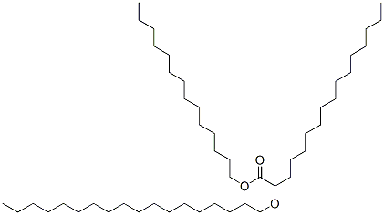 2-(Octadecyloxy)palmitic acid tetradecyl ester Structure,56599-98-5Structure