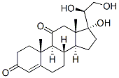 4-Pregnene-17,20alpha,21-triol-3,11-dione Structure,566-38-1Structure