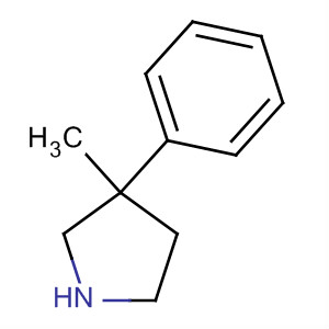 3-Methyl-3-phenylpyrrolidine Structure,56606-73-6Structure