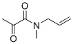 Propanamide,n-methyl-2-oxo-n-2-propenyl-(9ci) Structure,566155-23-5Structure