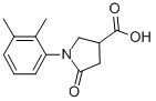 1-(2,3-Dimethyl-phenyl)-5-oxo-pyrrolidine-3-carboxylic acid Structure,56617-46-0Structure