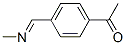 Ethanone,1-[4-[(e)-(methylimino)methyl ]phenyl ]-(9ci) Structure,566171-76-4Structure