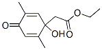 2,5-Cyclohexadiene-1-acetic acid,1-hydroxy-2,5-dimethyl-4-oxo-,ethyl ester (9ci) Structure,566200-84-8Structure