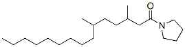 1-(3,6-Dimethylpentadecanoyl)pyrrolidine Structure,56630-62-7Structure