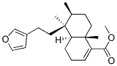 1-Naphthalenecarboxylic acid,5-[2-(3-furanyl)ethyl ]-3,4,4a,5,6,7,8,8a-octahydro-5,6,8a-trimethyl-,methyl ester,[4as-(4aalpha,5alpha,6beta ,8abeta)]- Structure,56630-98-9Structure