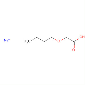 Butoxyacetic acid sodium salt Structure,56637-93-5Structure