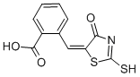 2-[(E)-(2-Mercapto-4-oxo-1,3-thiazol-5(4H)-ylidene)methyl]benzoic acid Structure,56661-83-7Structure