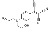 [4-[Bis(2-hydroxyethyl)amino]phenyl]-1,1,2-ethylenetricarbonitrile Structure,56672-91-4Structure