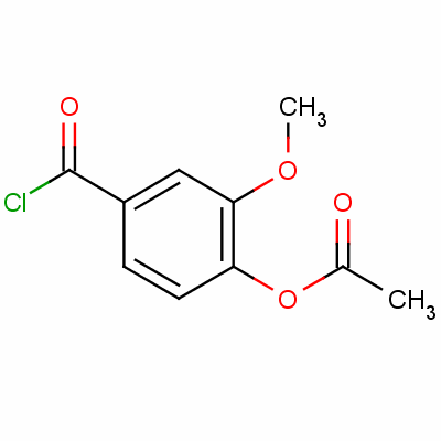 4-Acetoxy-3-methoxybenzoyl chloride Structure,56681-66-4Structure