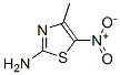 2-Amino-5-nitro-4-methyl-1,3-thiazole Structure,56682-07-6Structure