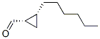 Cyclopropanecarboxaldehyde,2-hexyl-,(1s,2r)-(9ci) Structure,566928-21-0Structure