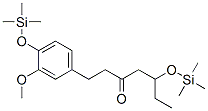 1-[3-Methoxy-4-[(trimethylsilyl)oxy]phenyl ]-5-[(trimethylsilyl)oxy]-3-heptanone Structure,56700-93-7Structure