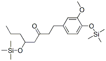 1-[3-Methoxy-4-[(trimethylsilyl)oxy]phenyl ]-5-[(trimethylsilyl)oxy]-3-octanone Structure,56700-94-8Structure