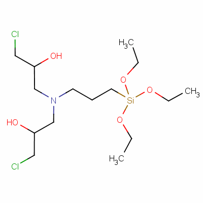 1,1’-[[3-(Triethoxysilyl)propyl ]imino]bis[3-chloropropan-2-ol ] Structure,56709-05-8Structure