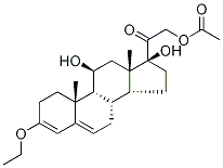 (11Beta)-21-(acetyloxy)-3-ethoxy-11,17-dihydroxy-pregna-3,5-dien-20-one Structure,56736-68-6Structure