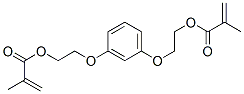 2-Propenoic acid,2-methyl-,1,3-phenylenebis(oxy-2,1-ethanediyl) ester Structure,56745-15-4Structure