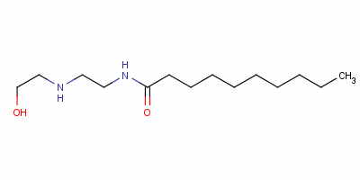 N-[2-[(2-hydroxyethyl)amino]ethyl ]decan-1-amide Structure,56760-63-5Structure