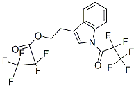 Pentafluoropropanoic acid 2-[1-(2,2,3,3,3-pentafluoro-1-oxopropyl)-1h-indol-3-yl ]ethyl ester Structure,56761-69-4Structure