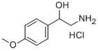 2-Hydroxy-2-(4-methoxyphenyl)ethylamine hydrochloride Structure,56766-24-6Structure