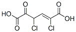 2,4-Dichloro-5-oxo-2-hexenedioic acid Structure,56771-78-9Structure