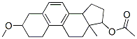 2,3,4,11,12,13,14,15,16,17-Decahydro-3-methoxy-13-methyl-1h-cyclopenta[a]phenanthren-17-ol acetate Structure,56771-80-3Structure