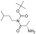 [(S)-2-amino-1-oxopropyl ](3-methylbutyl)carbamic acid 1,1-dimethylethyl ester Structure,56771-90-5Structure