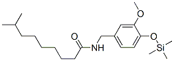 N-[[3-methoxy-4-(trimethylsiloxy)phenyl ]methyl ]-8-methylnonanamide Structure,56784-16-8Structure