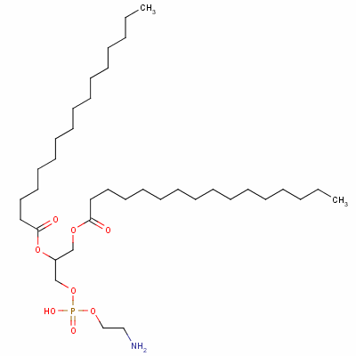 1,2-Dihexadecanoyl-rac-glycero-3-phosphoethanolamine Structure,5681-36-7Structure