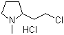 2-(2-Chloroethyl)-N-methyl-pyrrolidine hydrochloride Structure,56824-22-7Structure