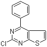 2-Chloro-4-phenylthieno[2,3-d]pyrimidine Structure,56844-18-9Structure