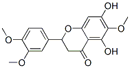 2,3-Dihydro-5,7-dihydroxy-6-methoxy-2-(3,4-dimethoxyphenyl)-4h-1-benzopyran-4-one Structure,56847-13-3Structure