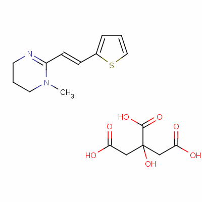 Pyrantel citrate Structure,5685-86-9Structure