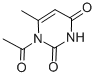 2,4(1H,3H)-pyrimidinedione,1-acetyl-6-methyl- Structure,568551-00-8Structure