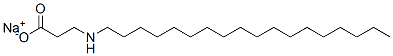 Propanoic acid,(octadecylamino)-,monosodium salt Structure,56862-02-3Structure