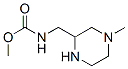 Carbamic acid,[(4-methyl-2-piperazinyl)methyl ]-,methyl ester (9ci) Structure,56904-15-5Structure